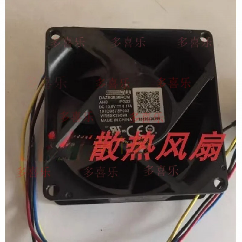 

EE for AVC DAZB0838RCM 8038 DC13.6V 0.17A 8CM 4-Wire Temperature Control Cooling Fan