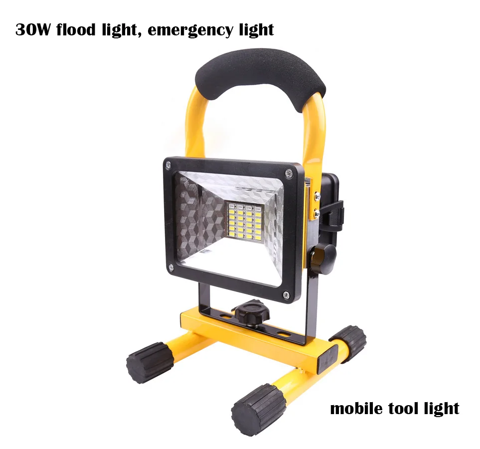 Led Portable Spotlight Rechargeable 18650 Battery COB Outdoor searchlight Work Light Lamp For Hunting Camping led Flashlight