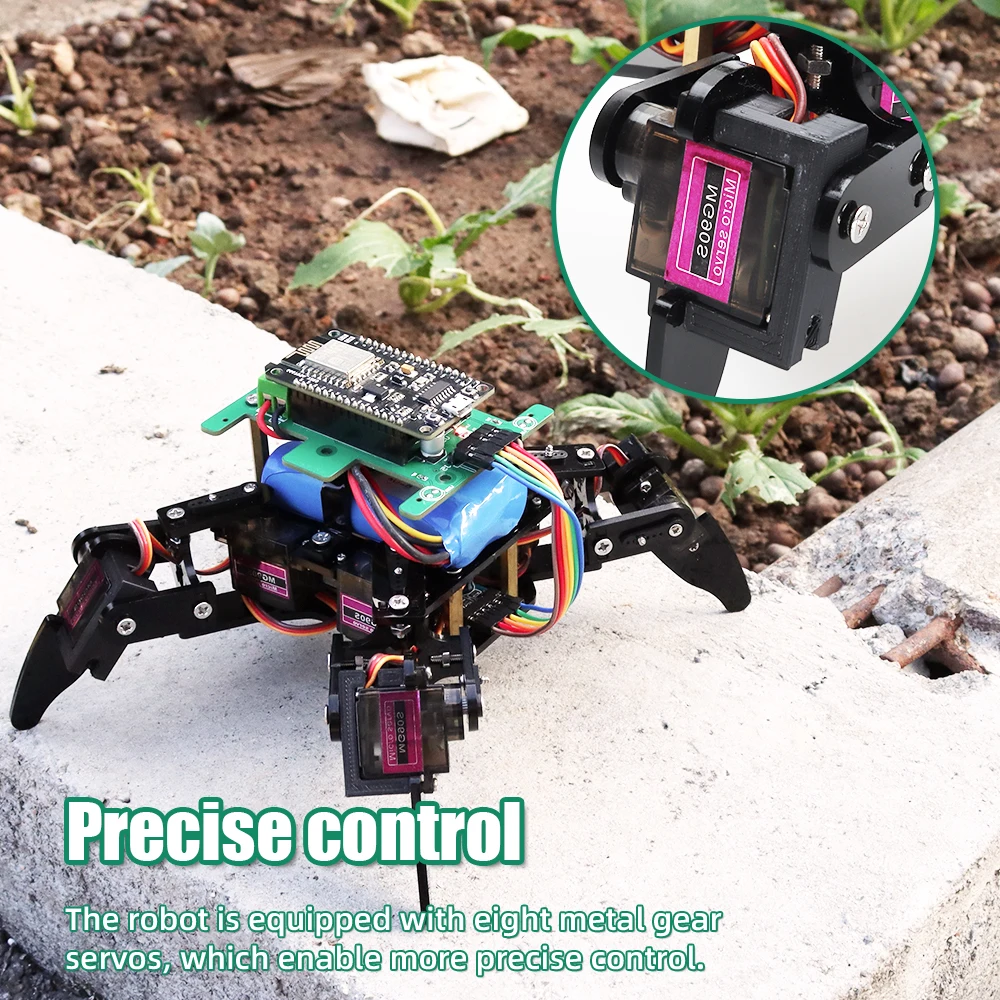 Kit robotici Spider per programmazione Arduino Robot di automazione professionale ESP8266 Kit elettronico completo per l'apprendimento educativo