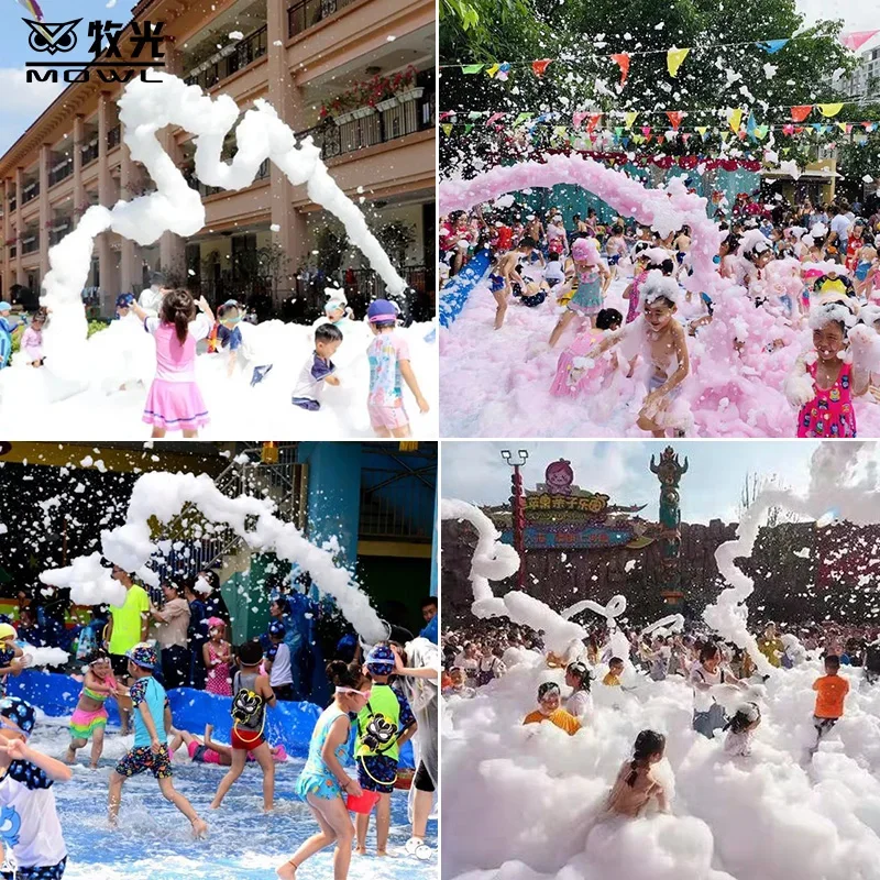 2500W Amusement Park Spray Foam Cannon Machine  Party