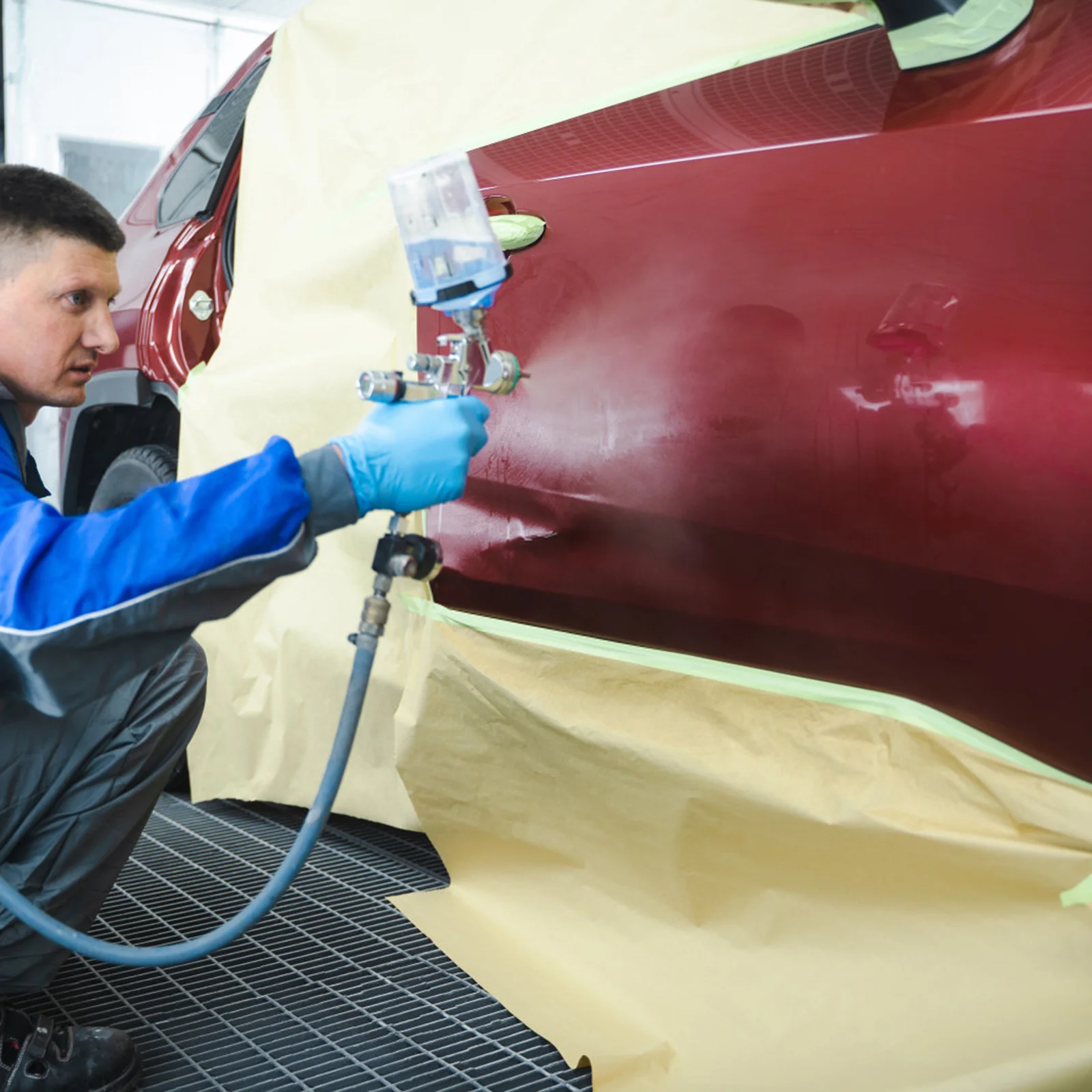 50 cm breed 13 m maskeerfilm voor thuisrenovatie verfpapier meubilair auto wandbekleding scheurbestendig kraftpapier