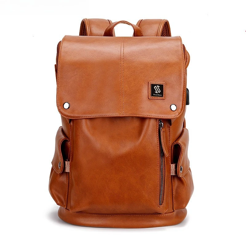 Men’s Large Capacity Backpack Laptop Bag Fashion Casual Business Travel School Bag