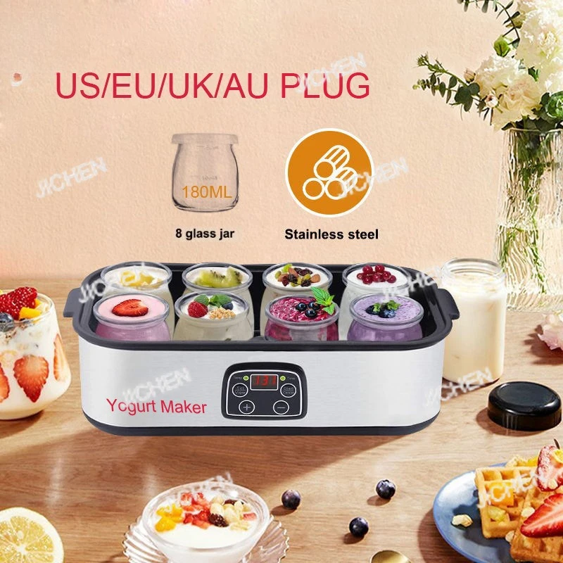 Máquina de yogur frito 1400ML gran capacidad batido mermelada helado yogur pudín casero Gourmet