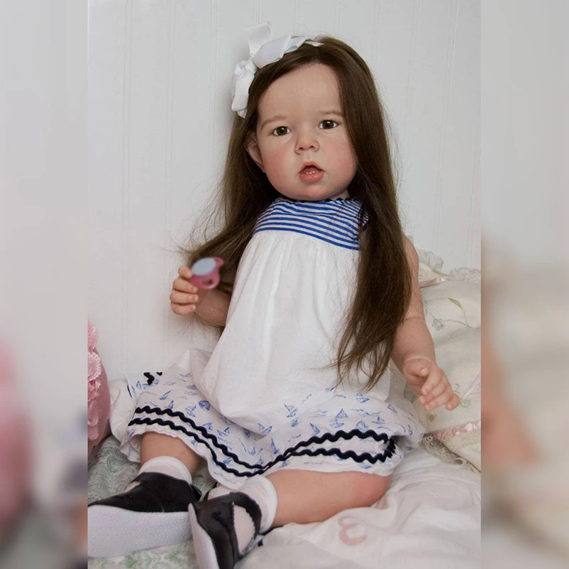 

55cm Liam Reborn Dolls Finished Baby Art Collection Lifelike Newborn Reborn Doll Girls