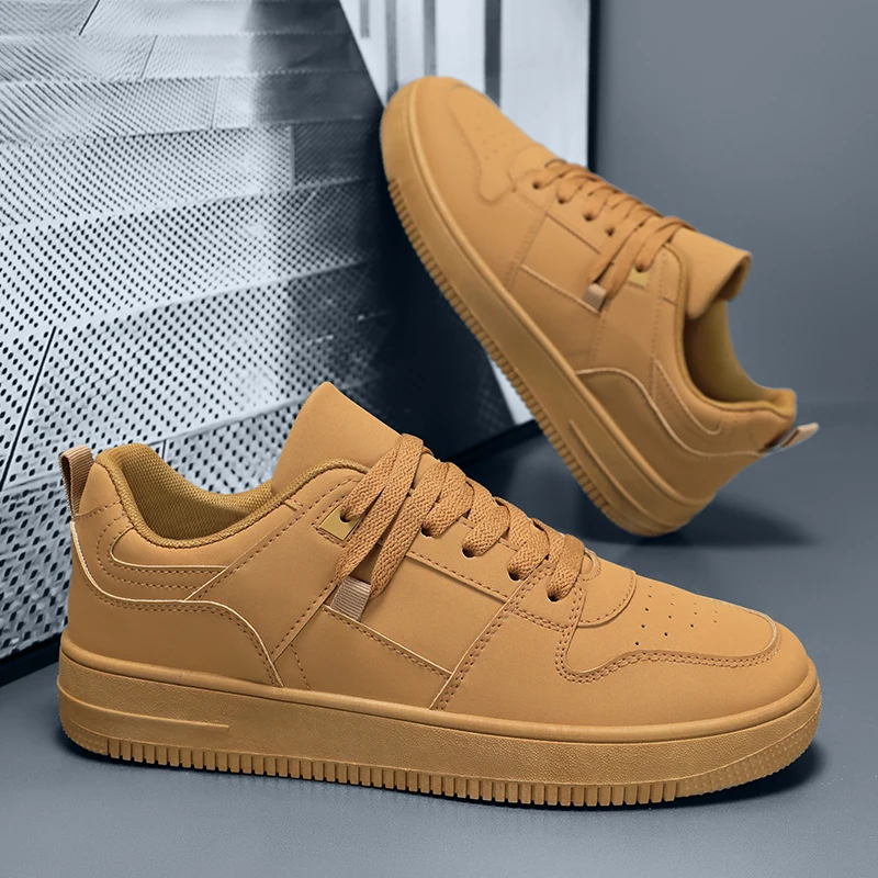 2024 scarpe basse kaki Air Force comode in tutte le stagioni scarpe Casual da uomo versatili e traspiranti Sneakers di lusso di fascia alta uomo