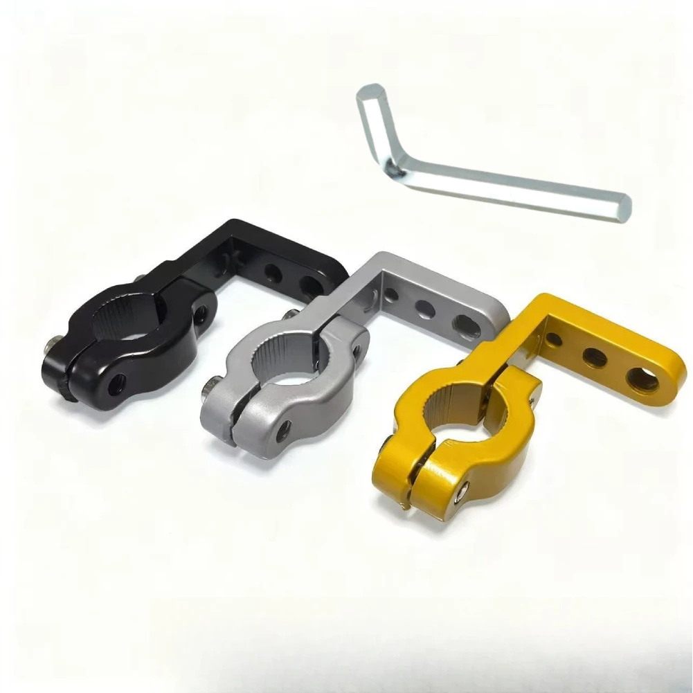 Expansion Bracket Aluminum Alloy Gold Grey Black For Motorcycles Multi-functional Handlebar Phone Navigation Extension Bracket