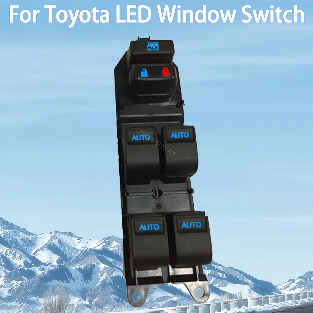 

AUTO Power Window Switch Intelligent Glass Lifter Closer Button For Toyota Camry Corolla 2013 RAV4 Vios Yaris Modify Interior