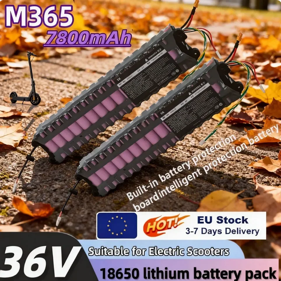 Batteria agli ioni di litio da 36 V e 780 mAh, adatta per i modelli Xiaomi M365 e M356 Pro, ideale per il trasporto aereo. Autonomia di 30 chilometri.