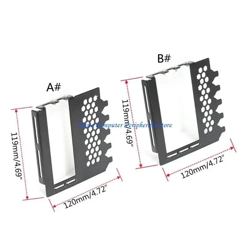 F68C GPU GPU Mount Bracket دائمة معدات المعدنية المعدنية محول حامل الدعم للكمبيوتر الشخصي