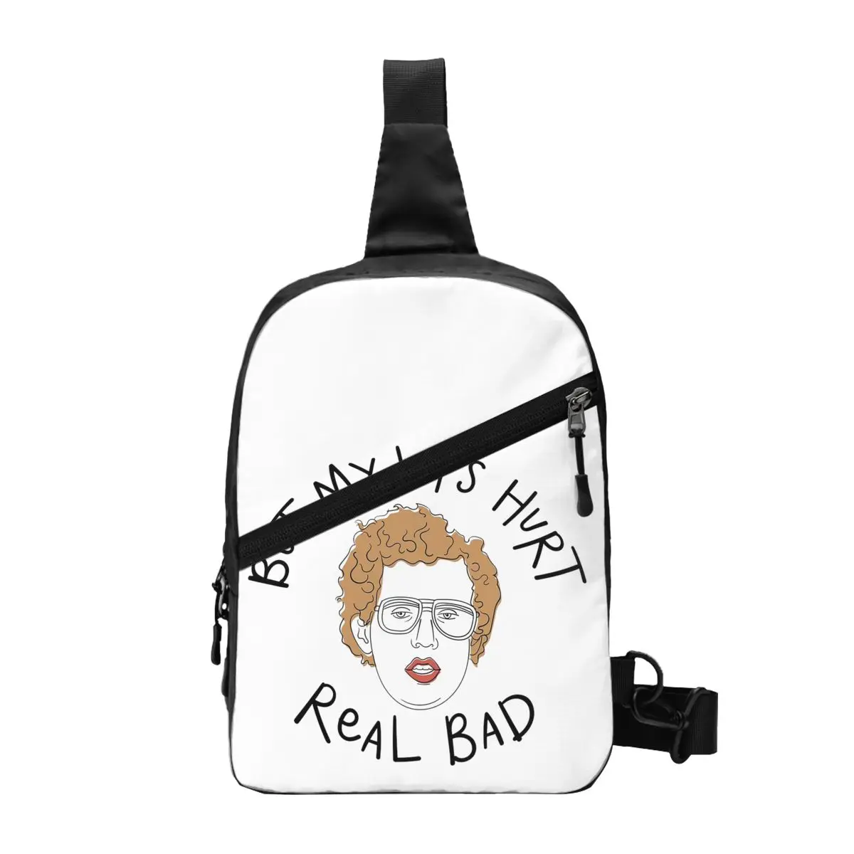 Napoleon Dynamite Chest Bag Men Sling Crossbody Backpack Chest Bag Travel Hiking Daypack Shoulder Bag