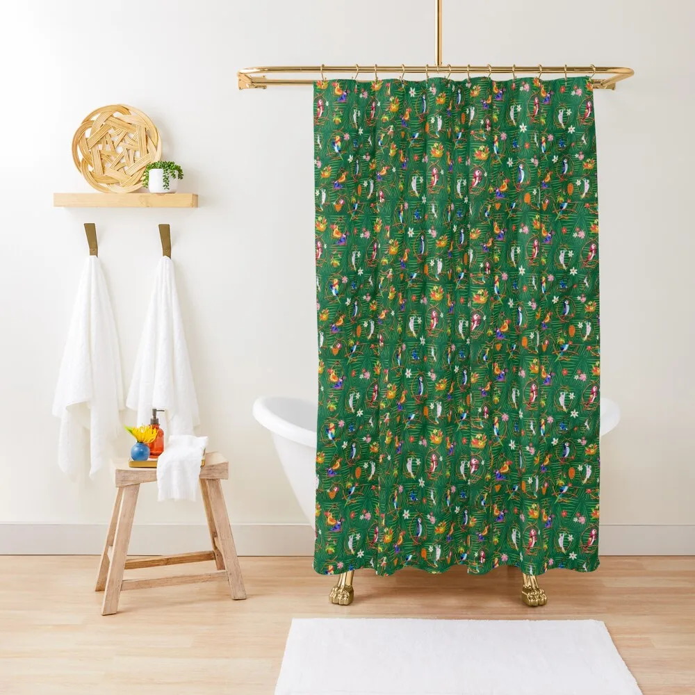 

Enchanted Tiki Colorfull Animal Shower Curtain Luxury Bathroom Shower For Shower Bathroom For Anime Curtain