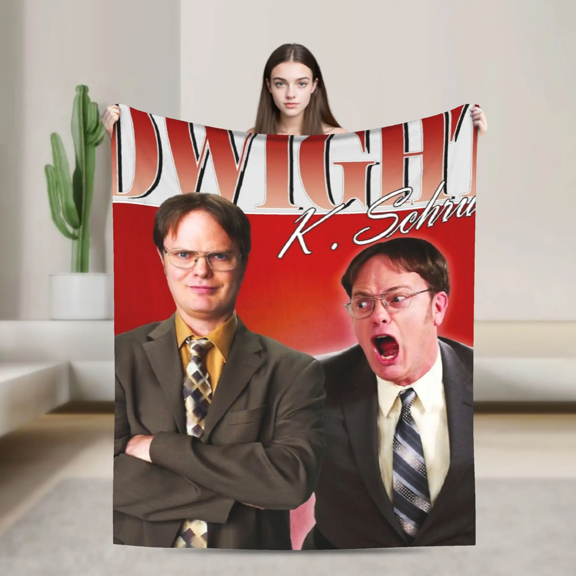 

Мягкое одеяло Michael Scott The Office для девочек и мальчиков, плюшевое одеяло, новинка, диван-кровать, фланелевое покрывало, чехол для дивана-кровати