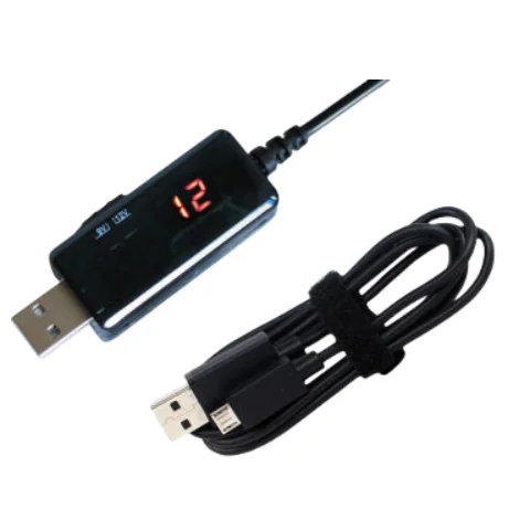 USB Boost Converter DC 5V to 9V 12V USB Step-up Converter Cable + 3.5x1.35mm Connecter For Power Supply/Charger/Power Converter