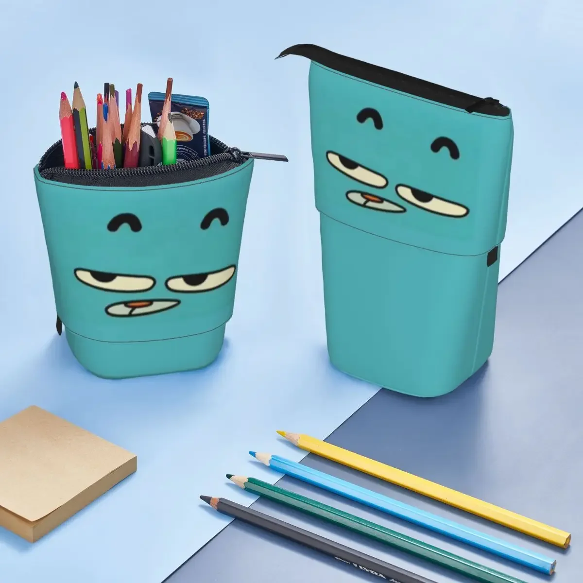 Gum Gumball Wendefedermäppchen für Jungen und Mädchen, Schule, Stiftbox, Stifttasche, Schreibwaren, Stifthalter-Tasche