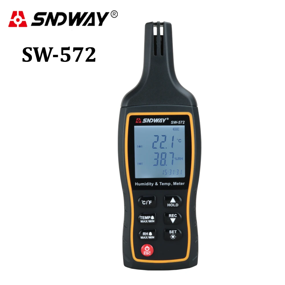 Digital LCD Thermometer Thermo Hygrometer Indoor Temperature Humidity Meter Tester Monitor Weather Station Data Hold Alarm Clock