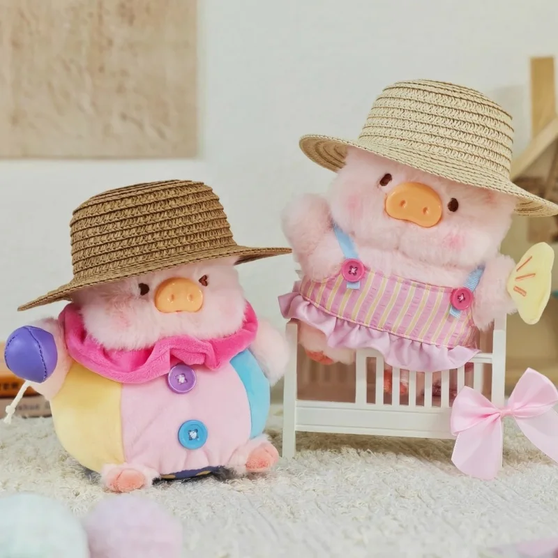 حقيقي لولو الخنزير تعال ولعب سلسلة صندوق أعمى ألعاب من القطيفة العصرية دمية الكرتون أنيمي حقيبة قلادة الديكور هدية عيد ميلاد