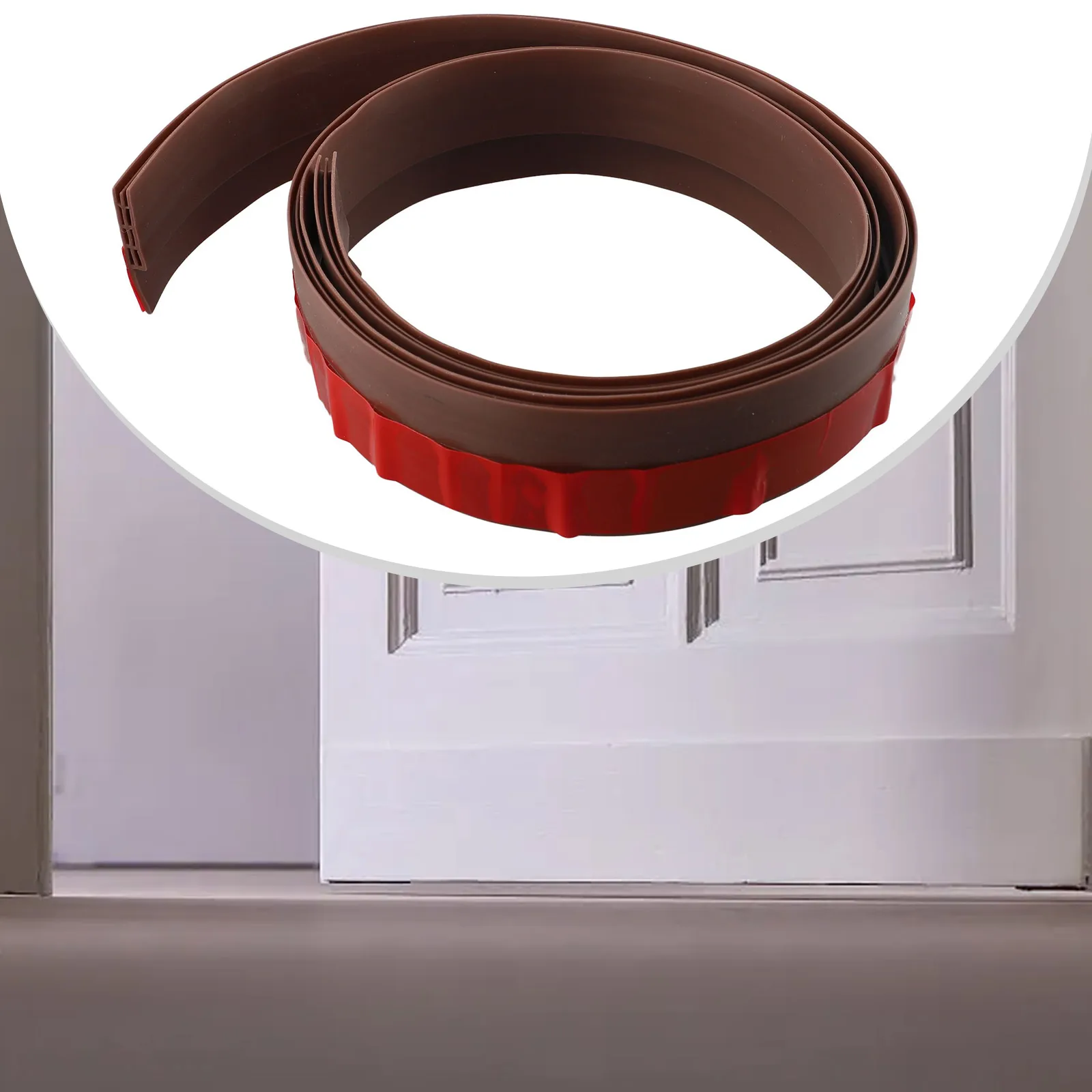 1M Adjustable Door Bottom Seal Strip Door Draft Stopper Anti-Cold Sound Insulation Dust Self Windshield Sealing Tape