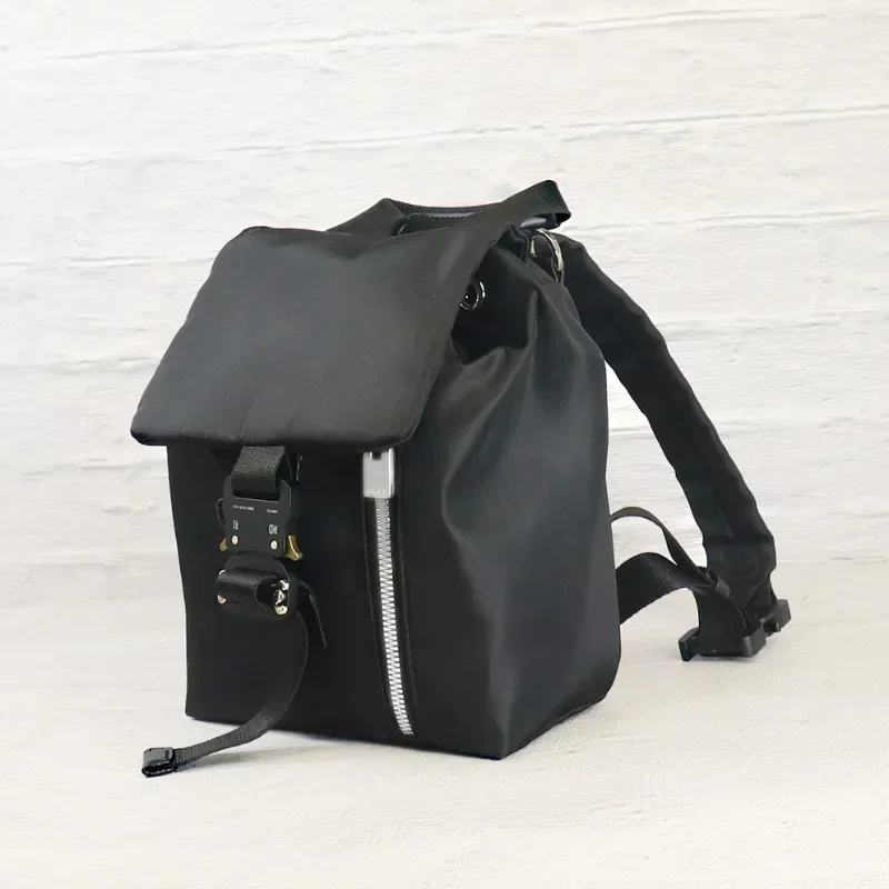 alyx-black-mini-backpacks-buckle-closure-nylon-zipper-computer-bag-1-1-best-quality-alyx-womens-backpack