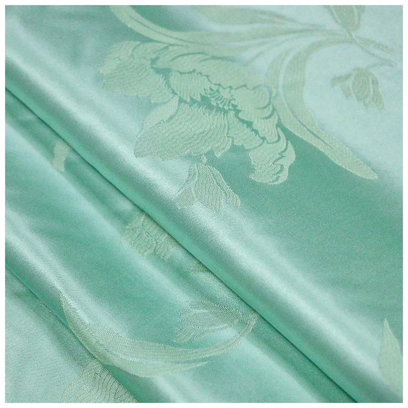 Silk jacquard satin 6A grade fabric 29 microns heavy suit clothing design