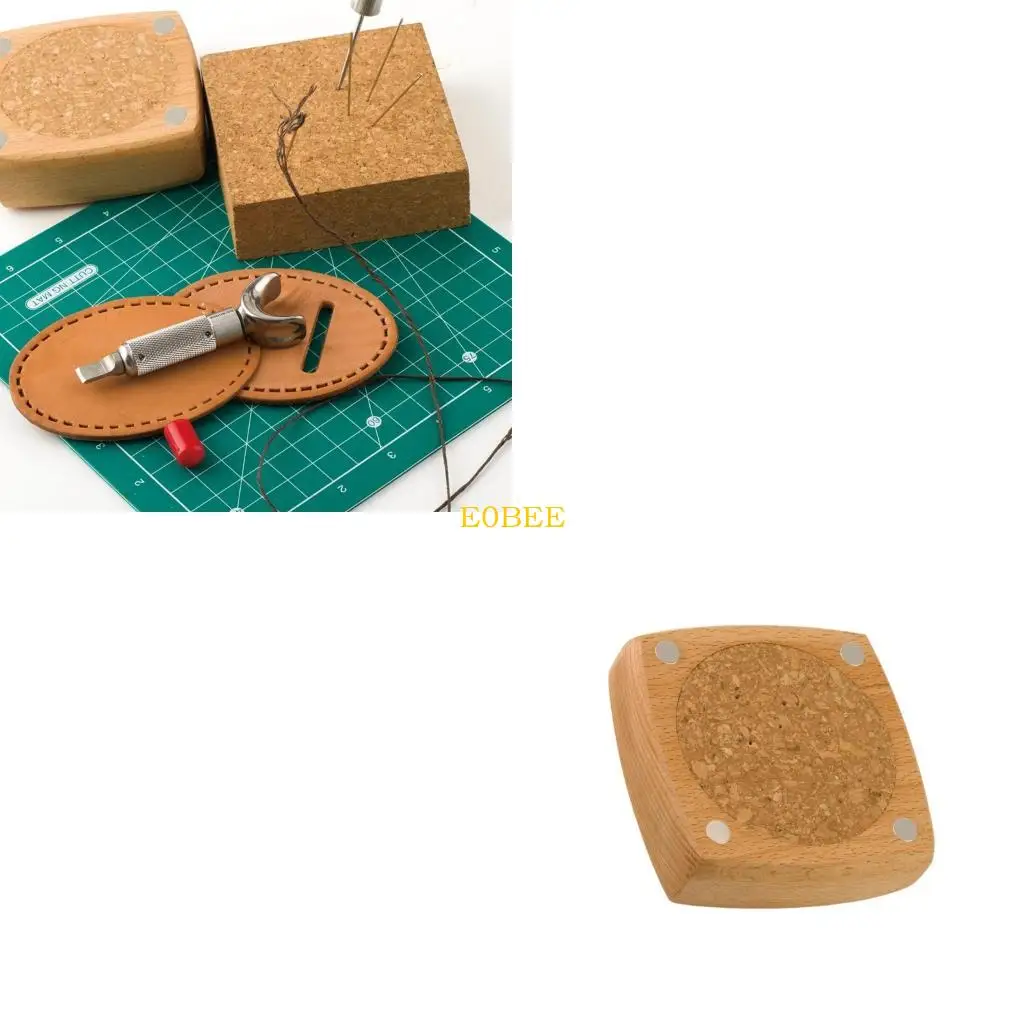 

E0BE Versatile Cork Sewing Helper Maintains Needle Safely During Creative Crafts