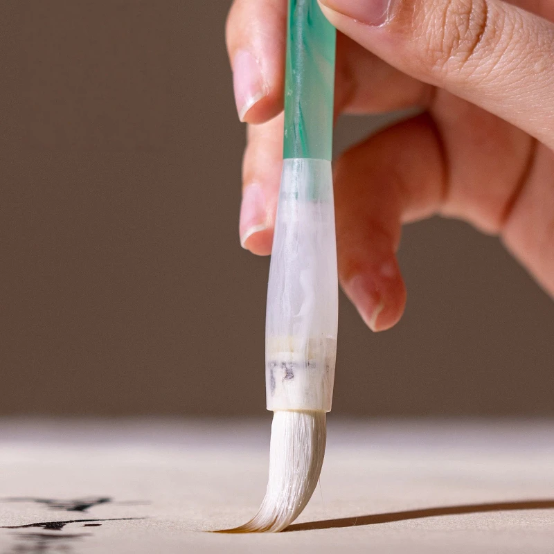 Mixed Hair Calligraphy Brush for Seal Script Clerical Script Middle Regular Script Beginner Adult Professional Level Soft Brush