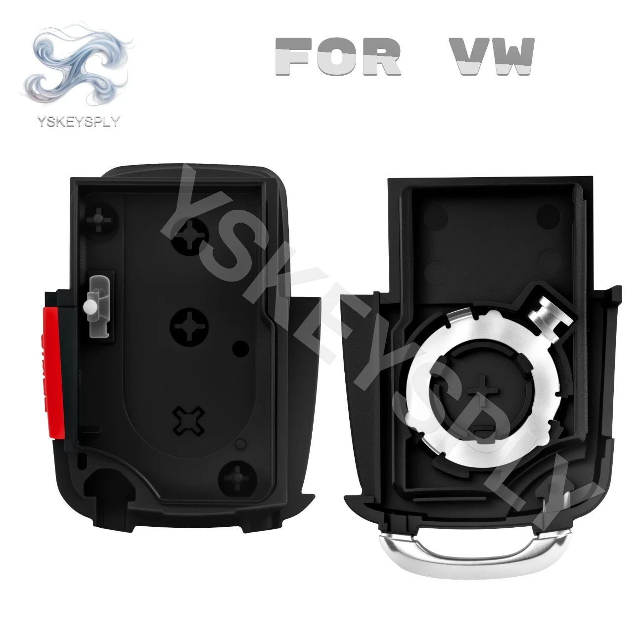For VW Jetta Passat Beetle Golf Flip Remote Key Fob 1J0959753AM 1J0959753DC ID48 Chip 315MHz Folding Remote Key No Logo