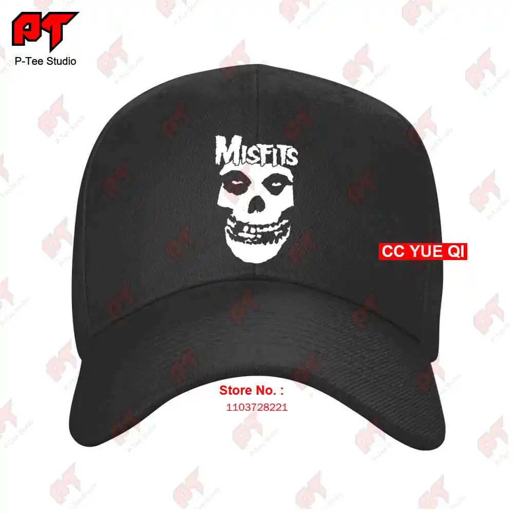 The Misfits Crimson Ghost Black Flag Minor Threat Samhain Danzig Circle Jerks Dead Boys Ramones Baseball Caps Truck Cap IK7C