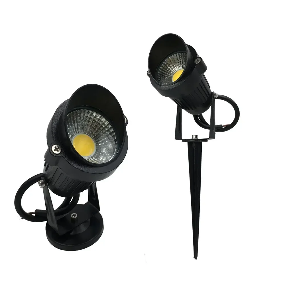 

10Pcs/Lot Cap Garden Light 3W 5W 7W 10W COB 12V 110-220V Waterproof LED Spike Light Lawn Lamps Outdoor Garden Lighting