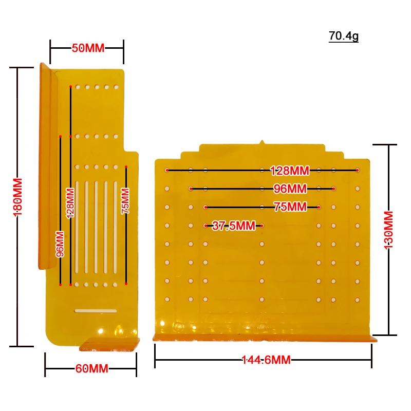 Cabinet Hardware Template Tool Pull Knob Template for Cabinet Hardware Cabinet Template for Handles and Pulls with Center Punch