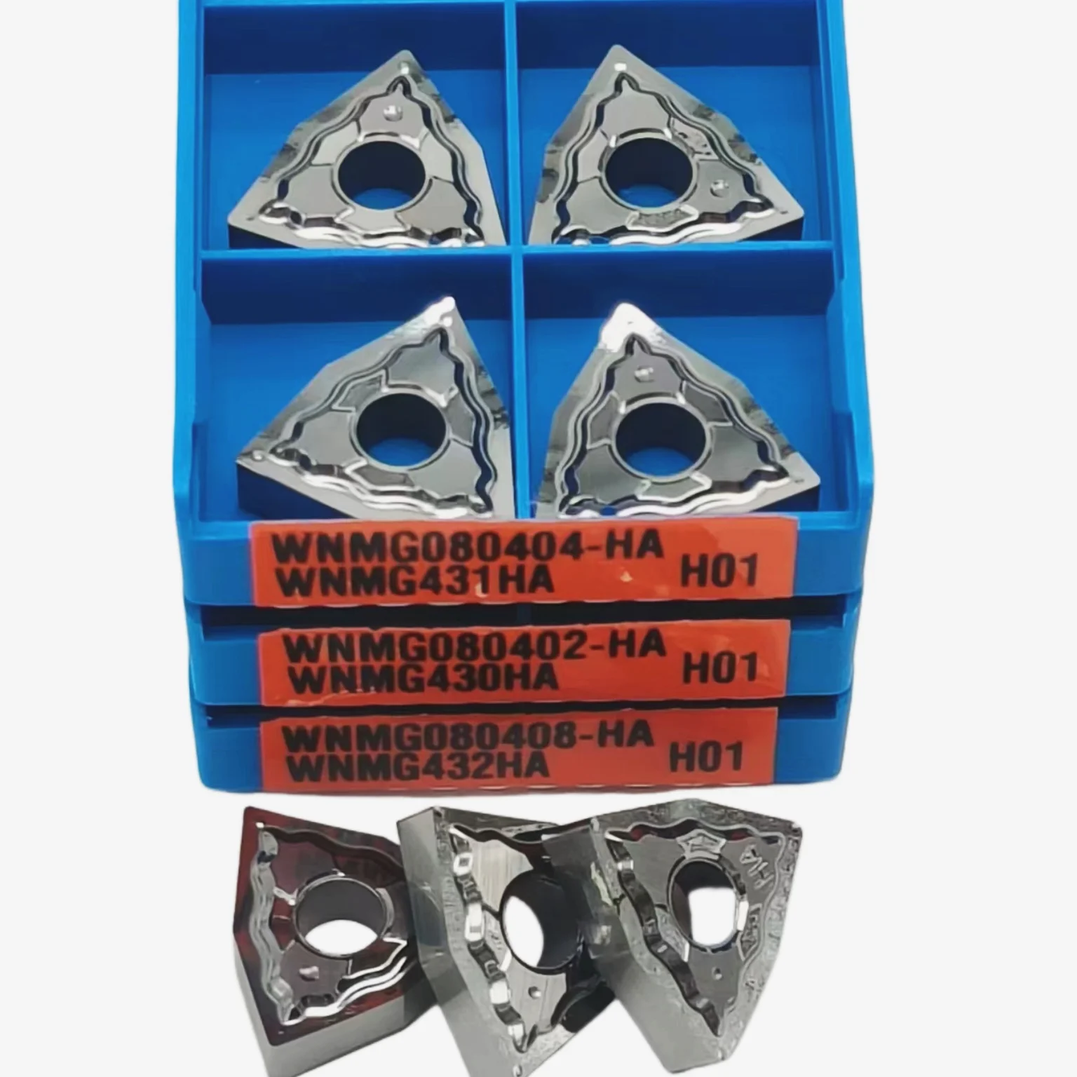 Lâmina de torneamento externo, Inserção de carboneto para alumínio, Peças Torno, Cortador CNC, MWLNR, WNMG080402 WNMG080404 WNMG080408 HA H01