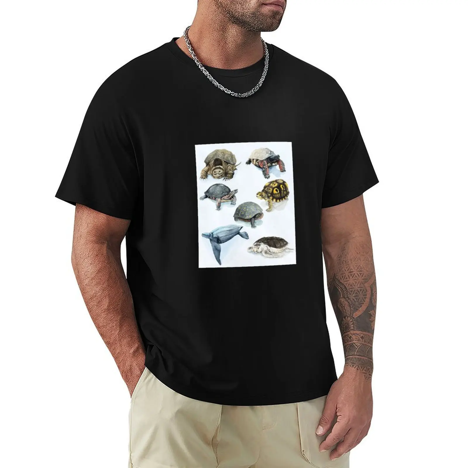 

Turtles of Maine T-Shirt Funny t-shirts Man t-shirt blue archive slim fit t shirts for men
