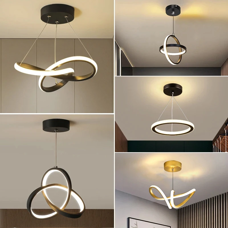 Modern Simple LED Pendant Lights Corridor Aisle Cloakroom Basement Balcony Ceiling Chandelier Home Interior Decor Lighting Lamps