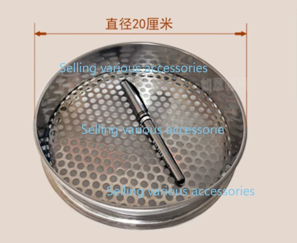 

Диаметр 20 см, высота 5 см, от 1 мм до 80 мм, нержавеющая сталь 304, круглая сетка, лабораторное тестовое сито для кофейных зерен, винты черники
