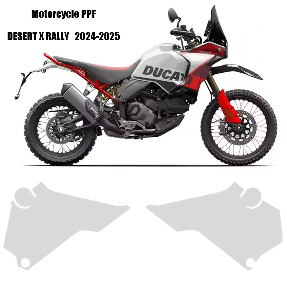 

Для Ducati TPU Protector Защита обтекателя мотоцикла DESERT X RALLY Невидимая пленка 24-25 Подходит для защиты Desert X Rally PPF