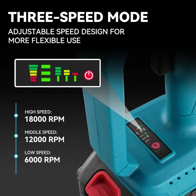 TXF【Best Choice】2000W 125MM Brushless Electric Angle Grinder Cordless Grinder Cutting Machine Woodworking Power Tool for   18v B view 4