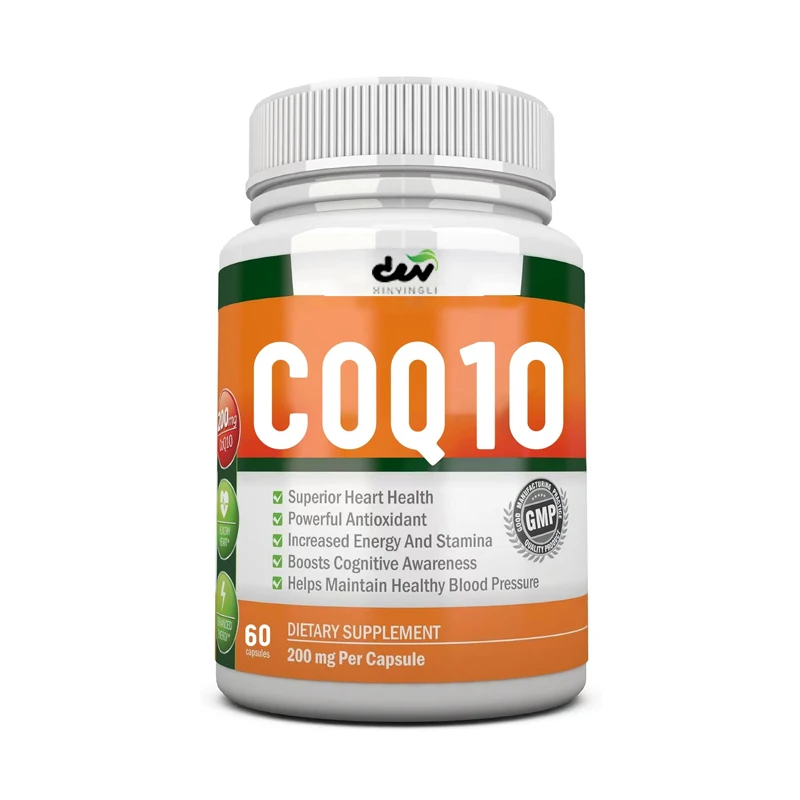 

CoQ10 200mg (dual Strength), High Absorption CoQ10-60 Capsules
