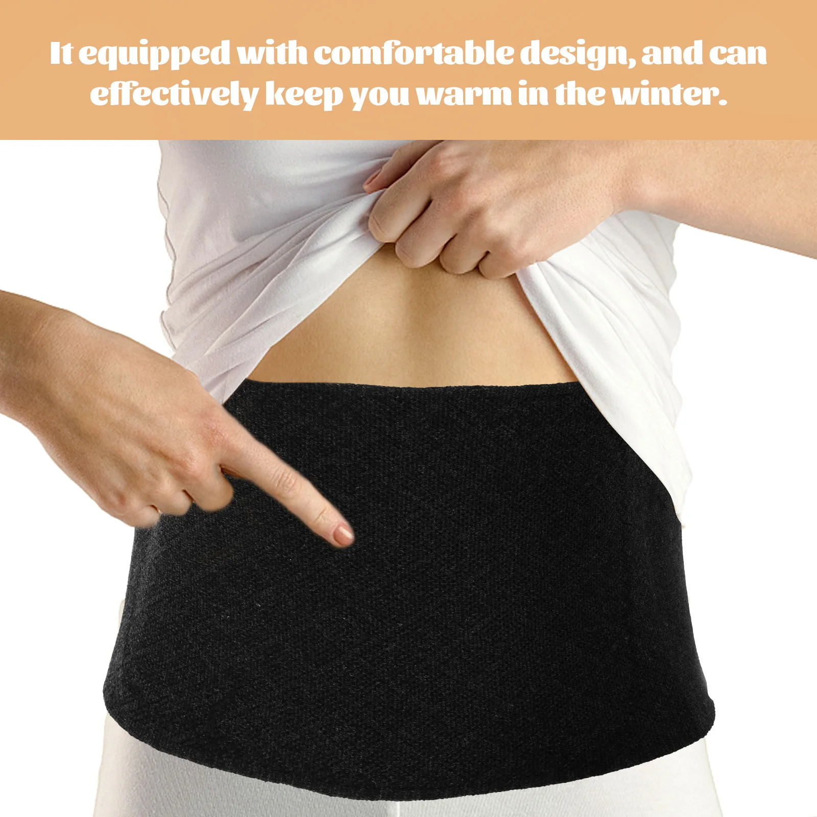 

Heavy Duty Waist Protective Belt for Daily Use Cold Resistant Lumbar Support Strap Wear Resistant Outdoor Waistband for Hiking