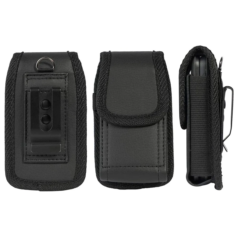 Phone Holster for Nokia 2760 PU Leather Case Men Flip Waist Belt Clip Bag for TCL LG Classic Phone Pouch
