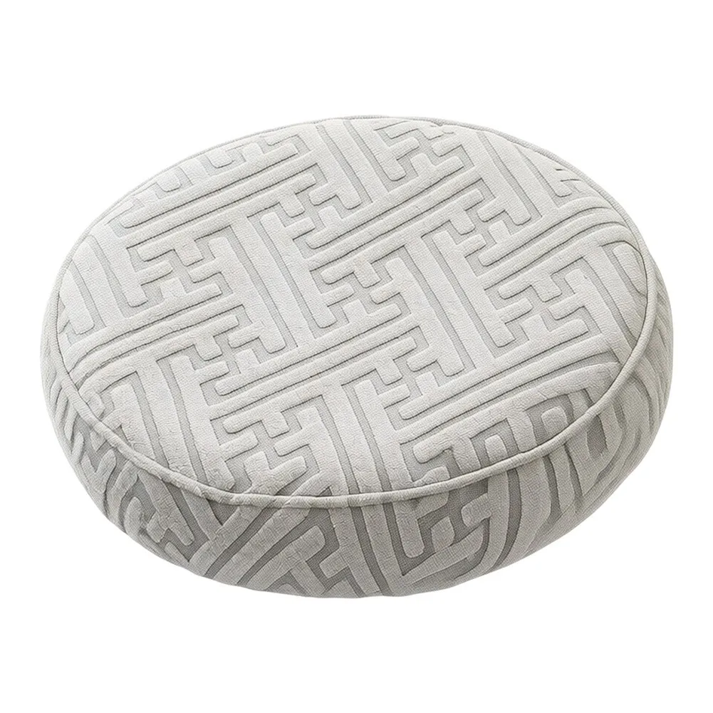 Fabric Round Seat Cover Engineered for 30 36 cm Round Chairs Supports Both Functionality and Interior Design Continuity