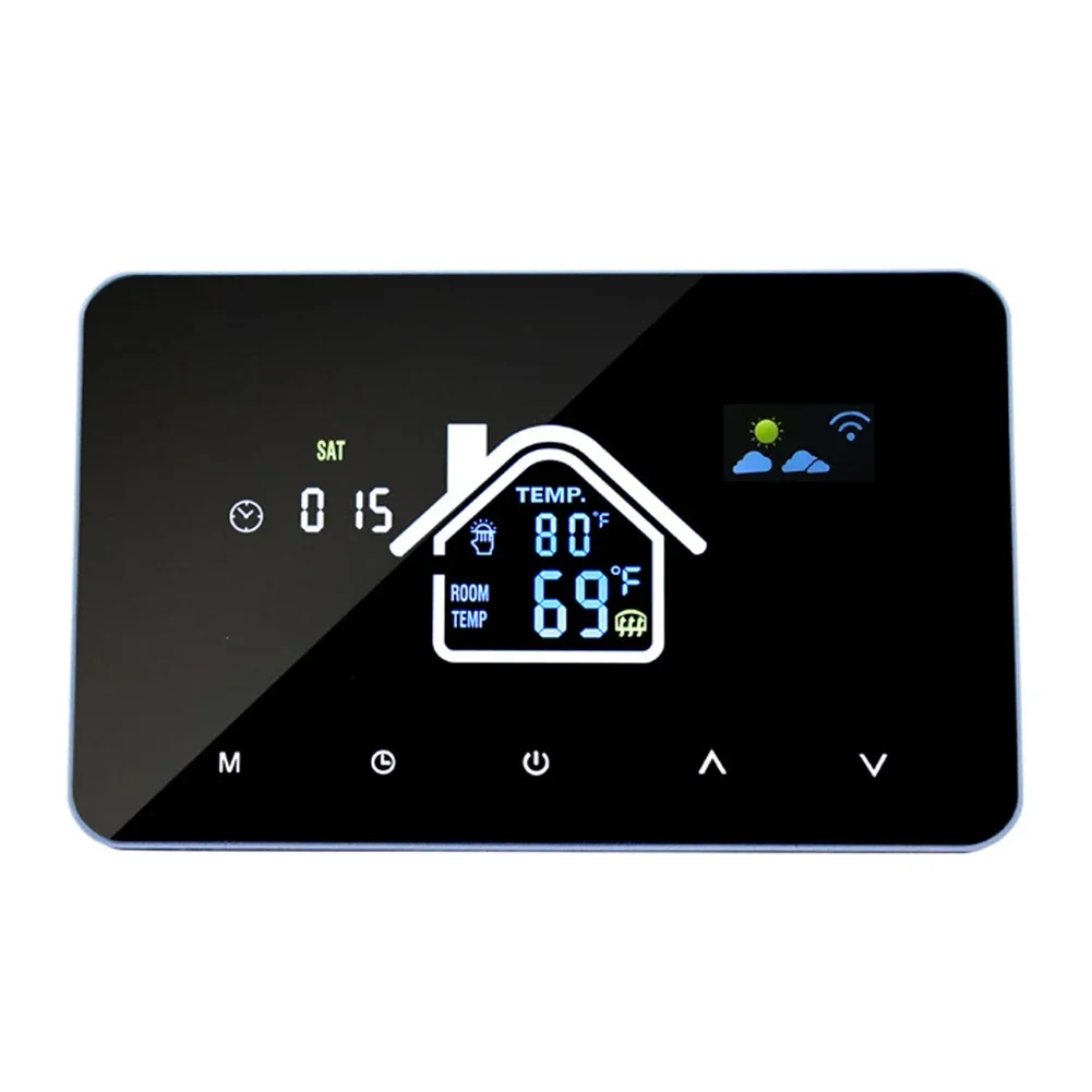 Smart Home Temperature Controller with 43 Inch LCD Touch Screen and Remote APP Control for Efficient Heating Cooling