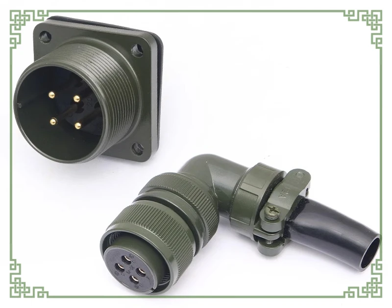 

4 core 5015 waterproof aviation plug socket MS3102A20-4P