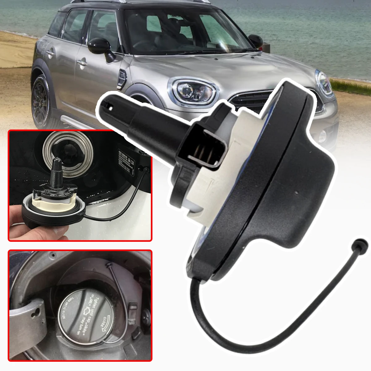 

Fuel Tank Filler Cap Petrol Models Plug Cover for MINI F56 F55 Clubman F54 Cabrio F57 Countryman F60 Car 16117482903 16117470341