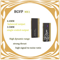 BGVP MX1 high-performance decoding and headphone amplifier all-in-one machine is a convenient HiFi decoding tail