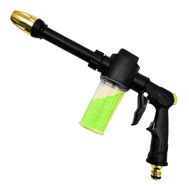 New Foam Water Gun Hose Nozzle Car Wash Cleaning Tools Garden Lawn Watering Irrigation Sprinkler Spray Gun Garden Supplies