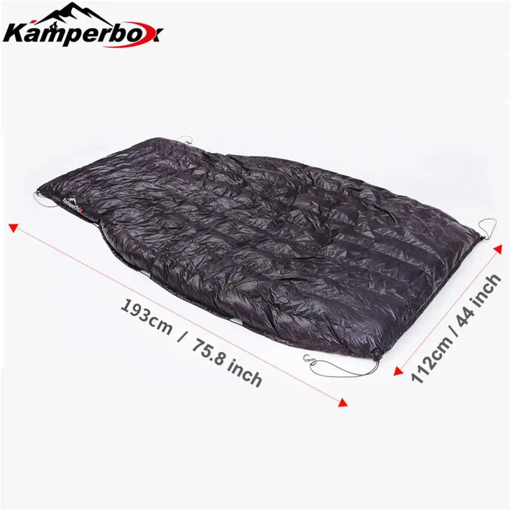 Kamperbox Hybrid Camping Underquilt & Sleeping Bag - Versatile Quilt Blanket for Outdoor Adventures