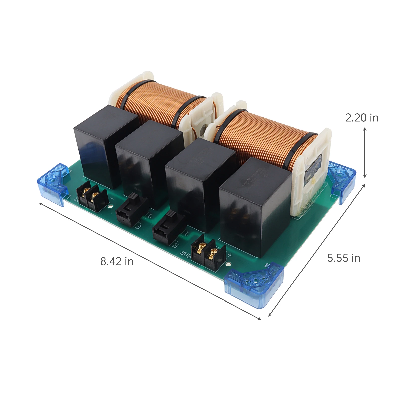 3000W Frequency Divider DIY Speaker Filter Circuit High Power Subwoofer Audio Frequency Divider Crossover Adjustable Bass Mode
