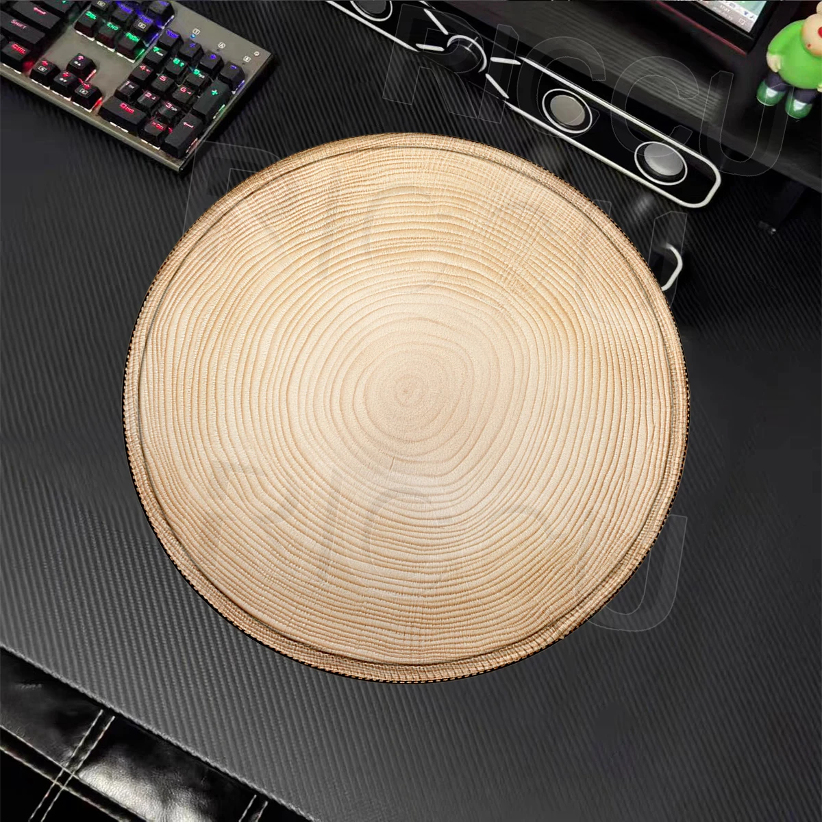 Round Mouse Pad Log Woods Grain Office Computer Desk Pads Simple Wood Annual Ring Mousepad XS Playpad E-Sports Keyboard Tablemat