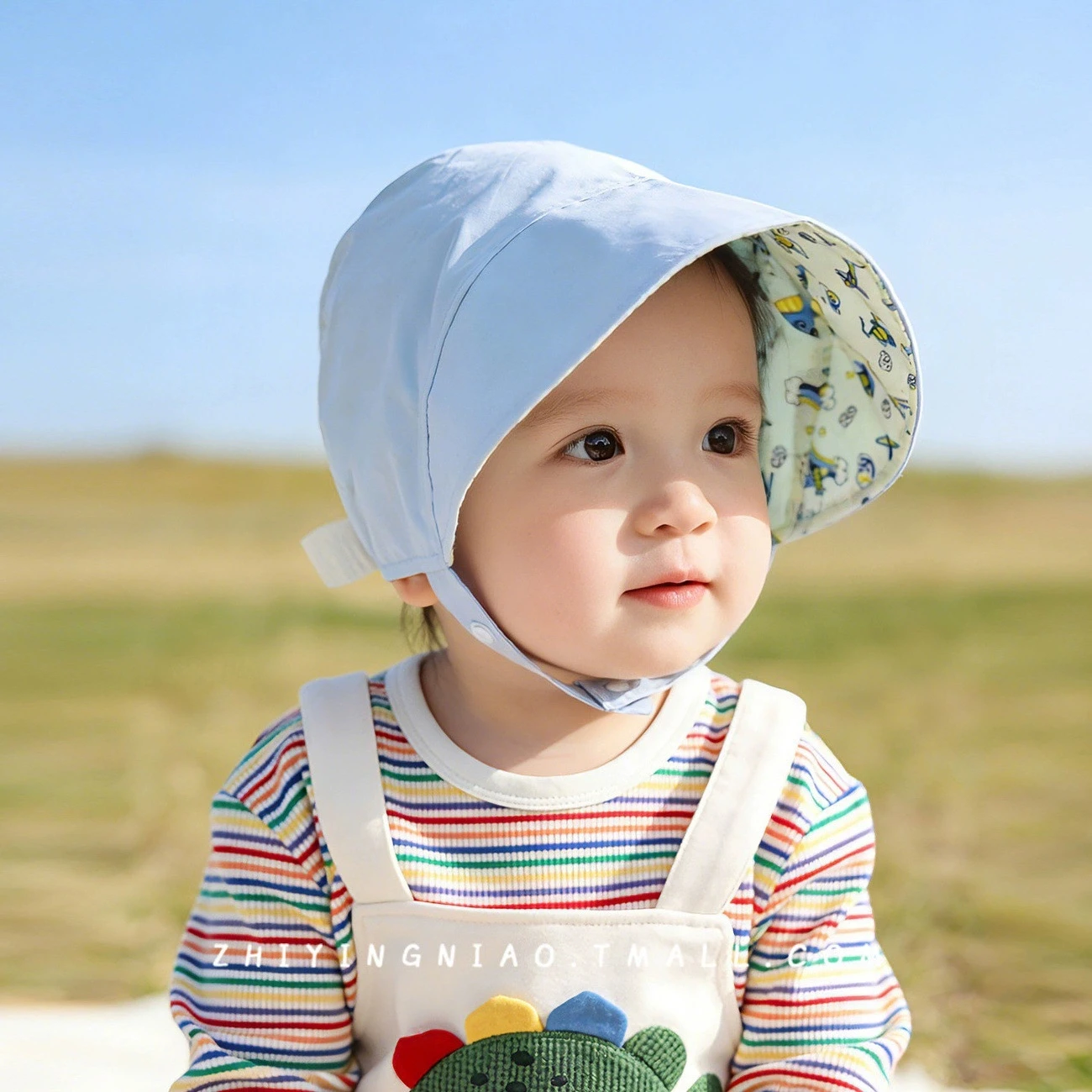 2026 New Baby Hat Spring / Summer Cute Super Adorable Double-sided Sun Protection & Shade Hat for Baby Boys and Girls 3-12 Month