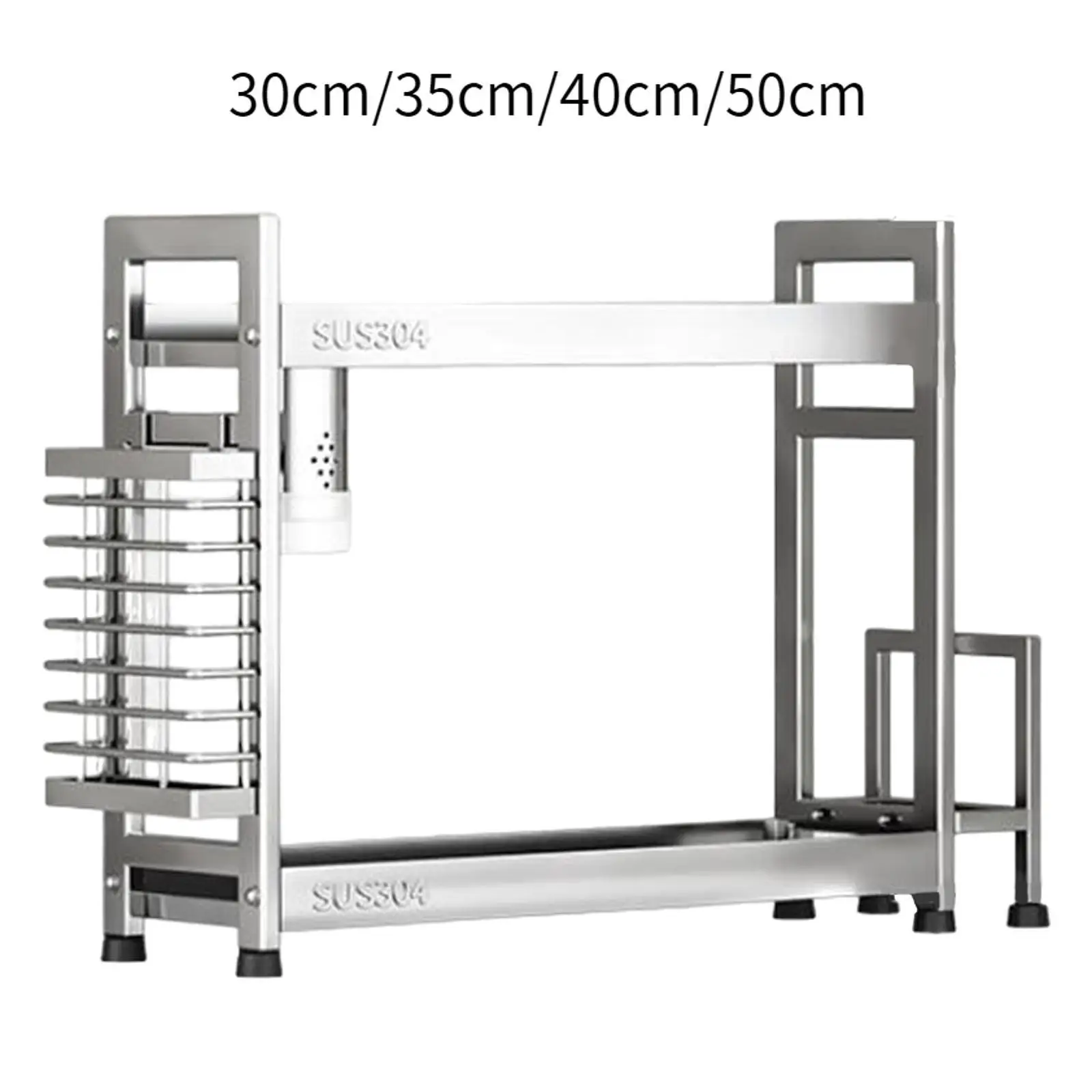 

Органайзер для специй на столешницу, 2-уровневый, кухонная полка для хранения, полка для приправ для кухни