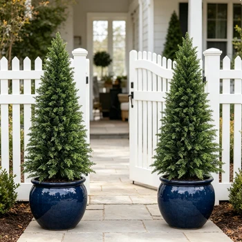 Artificial Cedar Topiary Tree 1
